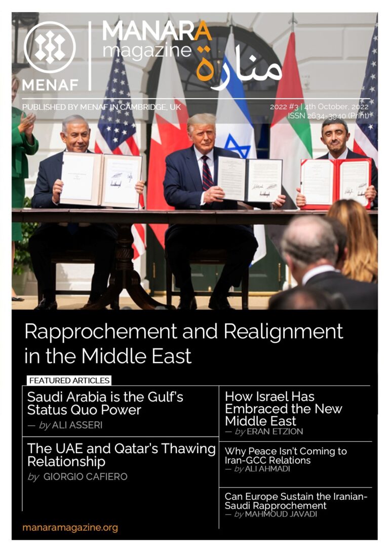 Manara Magazine_Rapprochement and Realignment in the Middle East